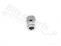 Extruder drive gear wheel with grub screw for Bondtech dual drive